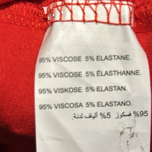 Red VNeck Sleeveless Maxi Dress size 1X NEW - Picture 12 of 12